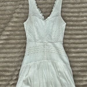 City Studio White Lace Dress
